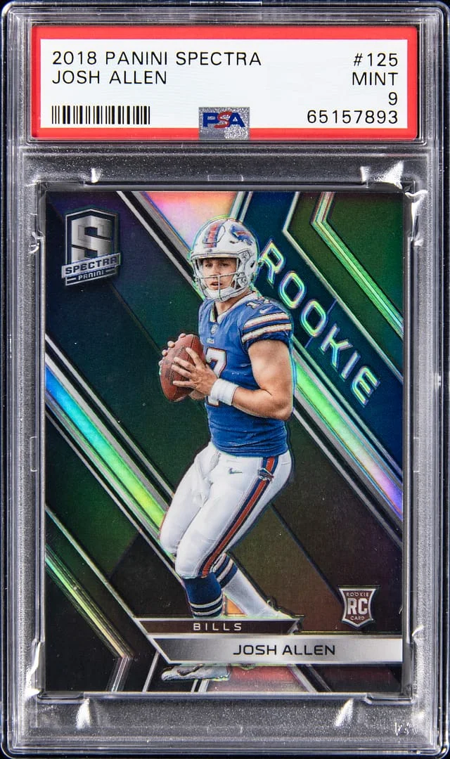 2018 Panini Spectra Josh Allen #125 card image