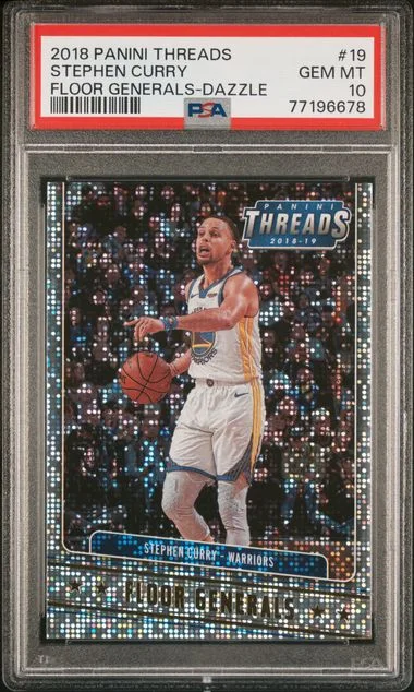 2018 Panini Stephen Curry Threads Floor Generals #19 card image