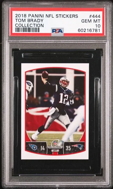 2018 Panini Tom Brady NFL Stickers Collection #444 card image