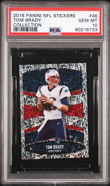 2018 Panini Tom Brady NFL Stickers Collection #46 card image