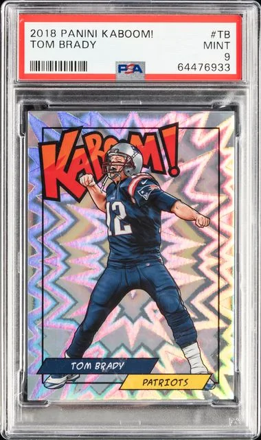 2018 Panini Tom Brady Kaboom! #K-TB card image