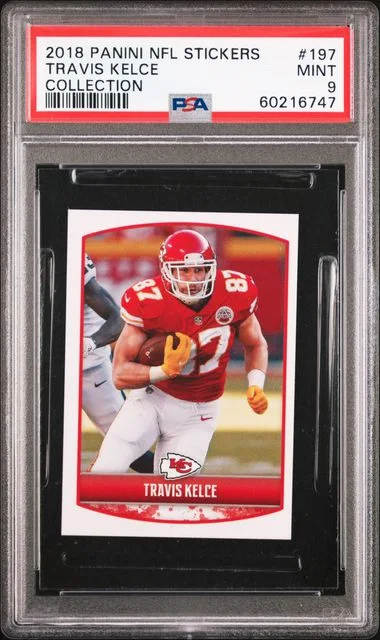 2018 Panini Travis Kelce NFL Stickers Collection #197 card image