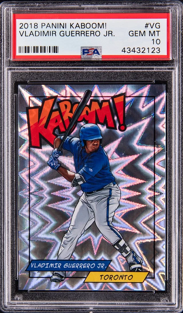 2018 Panini Vladimir Guerrero Jr. Kaboom! #K-VG card image