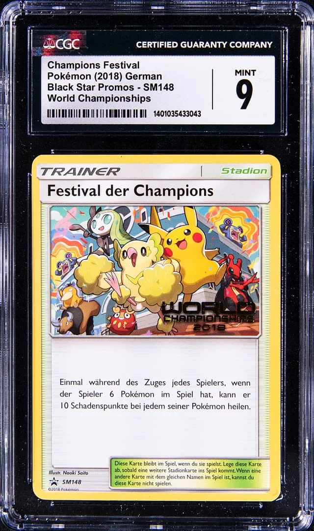 2018 Pokemon German World Championships Promo Champions Festival #SM148 card image
