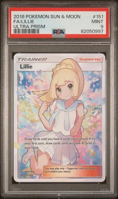 2018 Pokemon Sun & Moon Ultra Prism Full Art/Lillie #151 card image