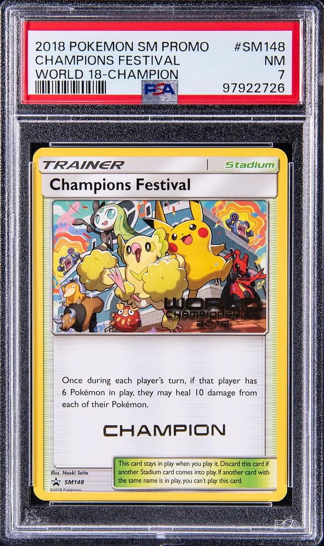 2018 Pokemon Sun & Moon World '18 Champion Champions Festival #SM148 card image