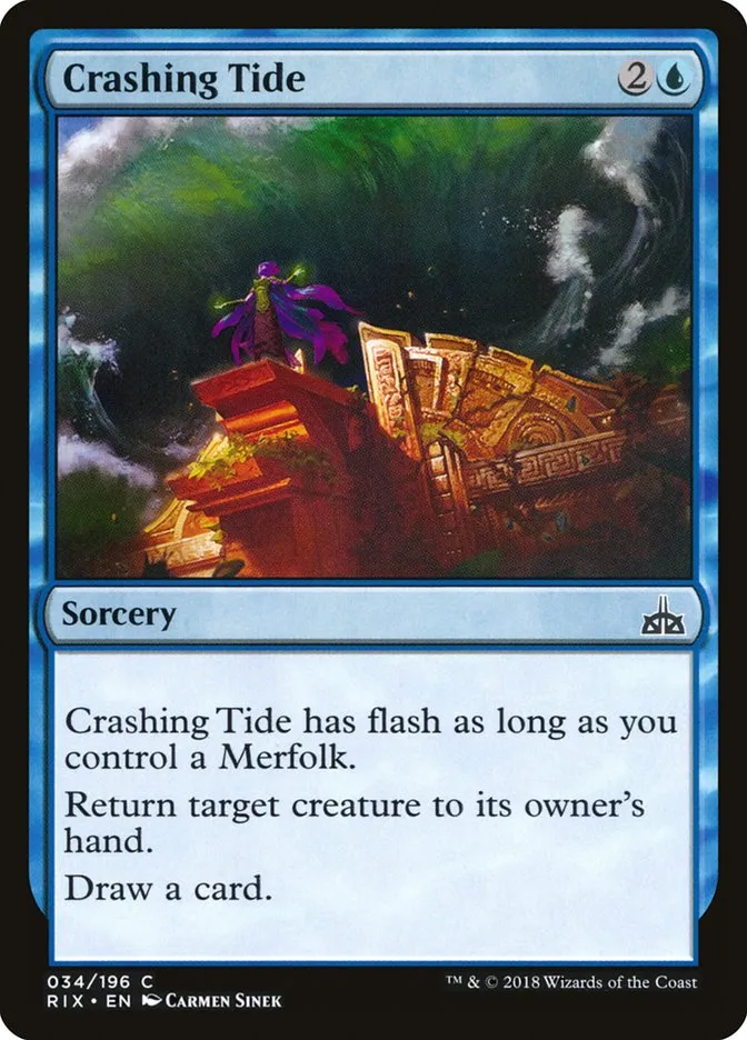 2018 Rivals of Ixalan Crashing Tide common #34 unlisted card image