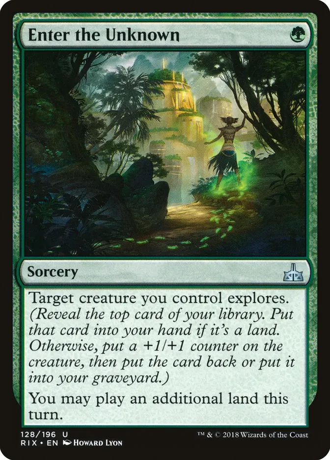 2018 Rivals of Ixalan Enter the Unknown uncommon #128 unlisted card image