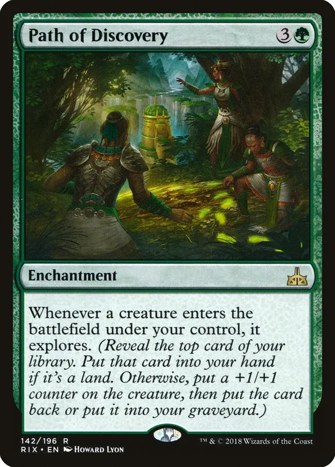 2018 Rivals of Ixalan Path of Discovery rare #142 unlisted card image
