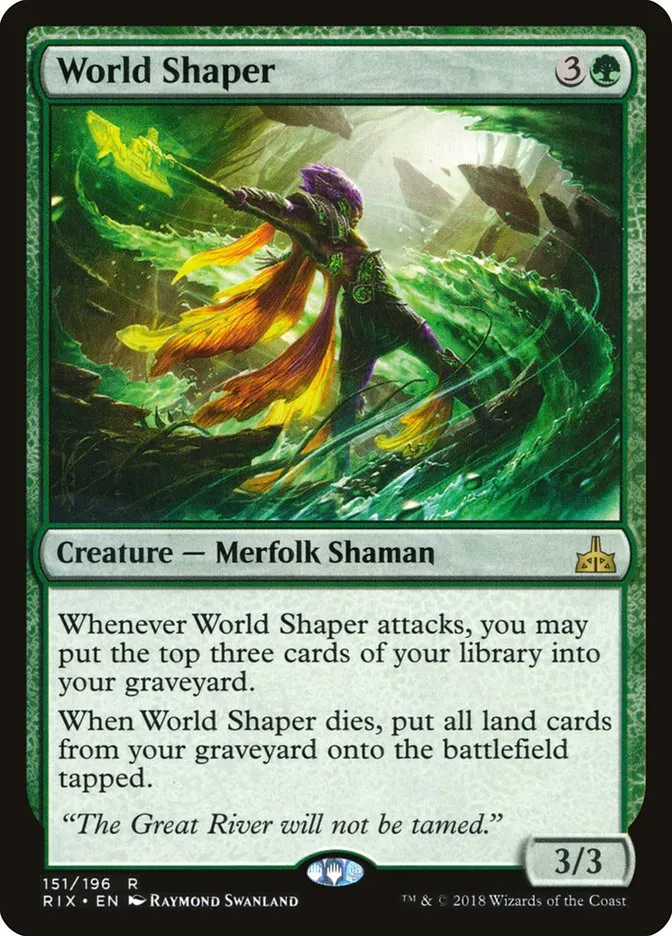 2018 Rivals of Ixalan World Shaper rare #151 unlisted card image