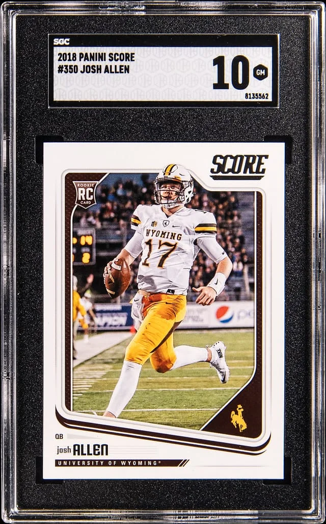 2018 Score Josh Allen #350 card image