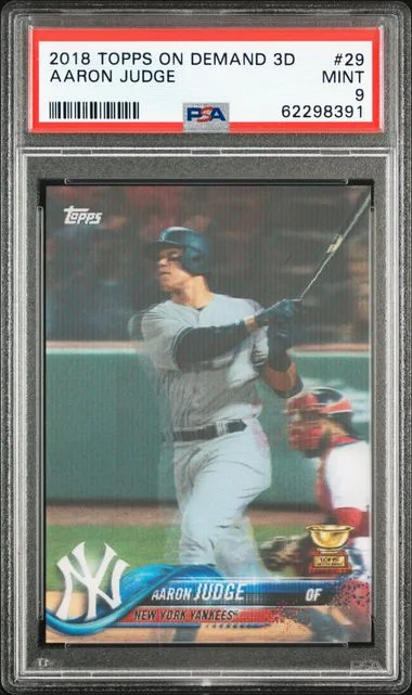 2018 Topps 29 Aaron Judge On Demand #3D card image