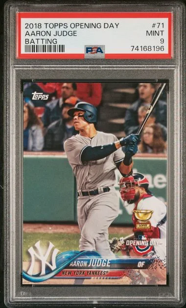 2018 Topps Aaron Judge Opening Day Batting #71 card image