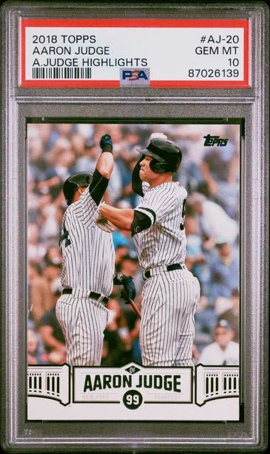 2018 Topps Aaron Judge Highlights #AJ-20 card image