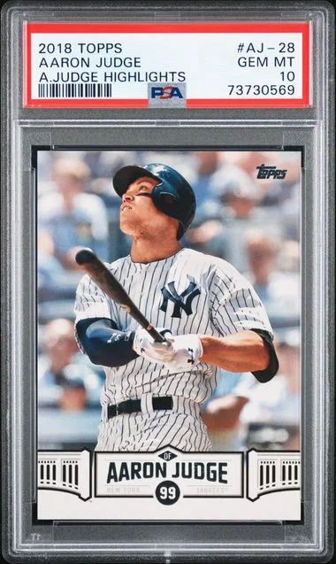 2018 Topps Aaron Judge Highlights #AJ-28 card image