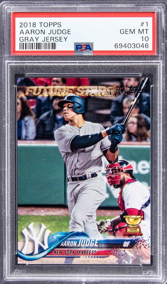 2018 Topps Aaron Judge, Gray #1 card image