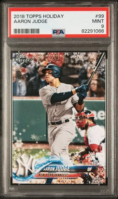2018 Topps Aaron Judge Holiday #HMW99 card image