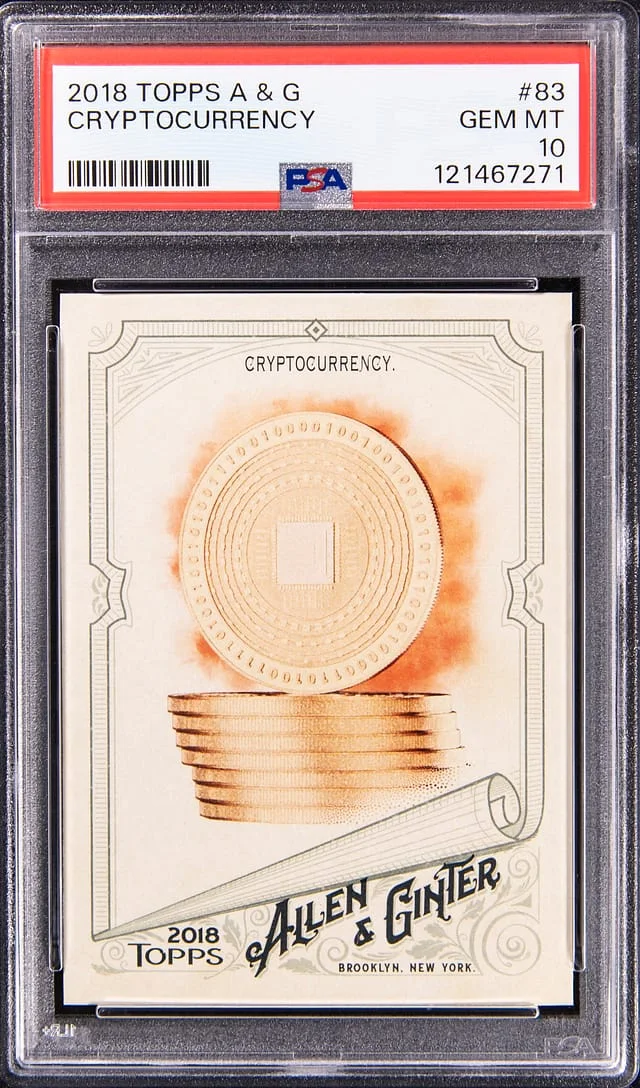 2018 Topps Allen & Ginter Cryptocurrency #83 card image