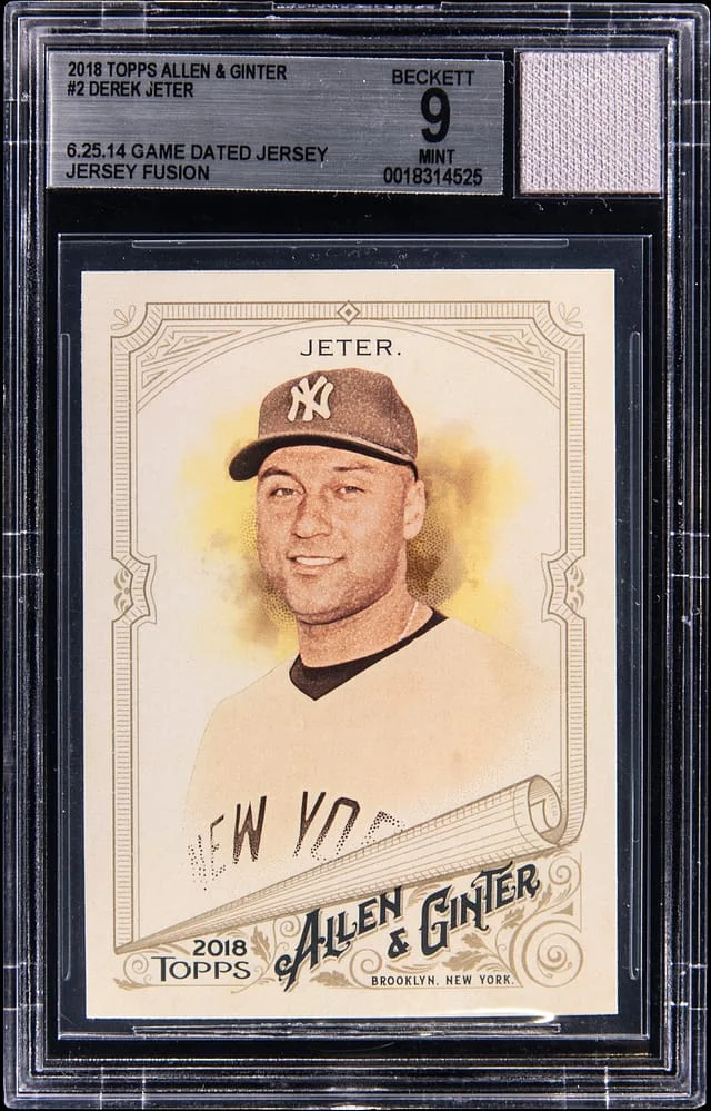 2018 Topps Allen & Ginter Derek Jeter #2 card image