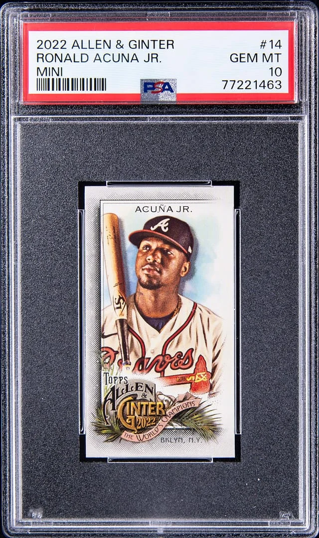 2018 Topps Allen & Ginter Ronald Acuna Jr Mini #14 card image