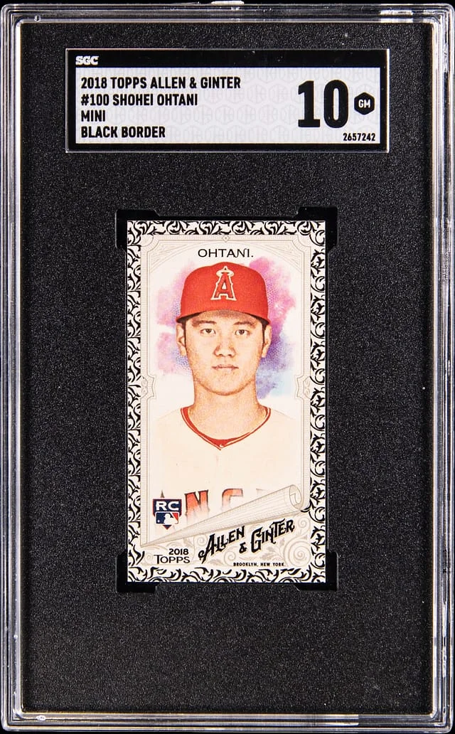 2018 Topps Allen & Ginter Shohei Ohtani #100 card image
