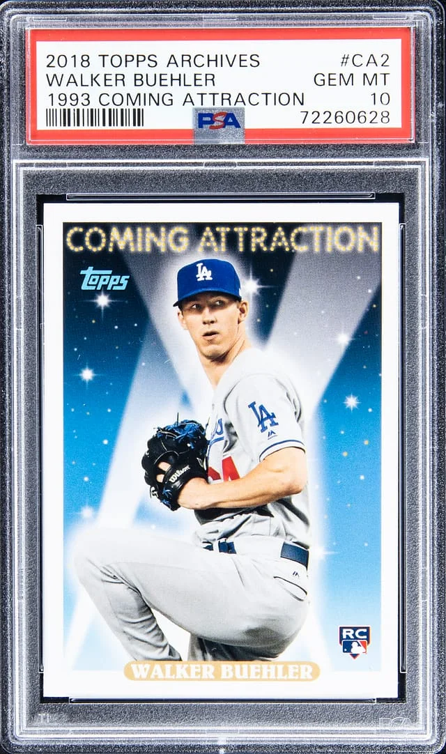 2018 Topps Archives Walker Buehler 1993 Coming Attraction #CA-2 card image