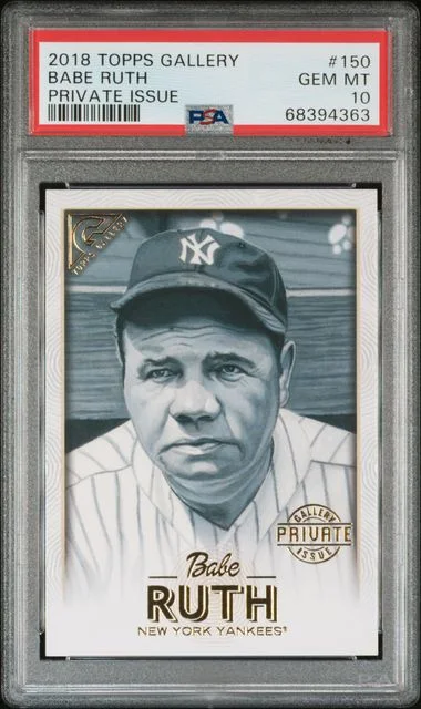 2018 Topps Babe Ruth Gallery Private Issue #150 card image