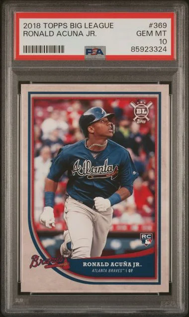 2018 Topps Big Ronald Acuna Jr. League #369 card image