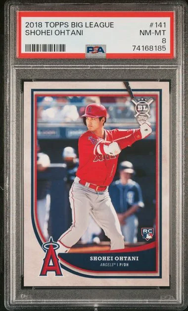 2018 Topps Big Shohei Ohtani League Gold #141 card image