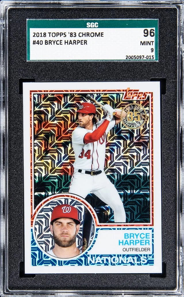 2018 Topps Bryce Harper 1983 Chrome #40 card image