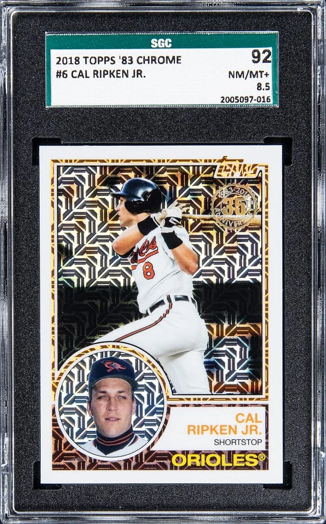 2018 Topps Cal Ripken Jr. 1983 Chrome #6 card image