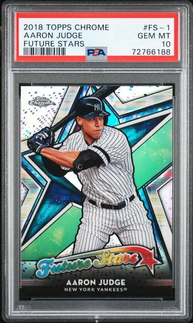 2018 Topps Chrome Aaron Judge Future Stars #FS-1 card image