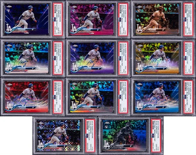 2018 Topps Chrome Alex Verdugo #no-number card image