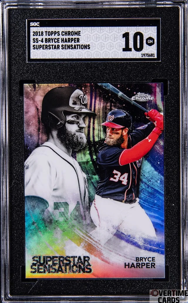 2018 Topps Chrome Bryce Harper Superstar Sensations #SS-4 card image