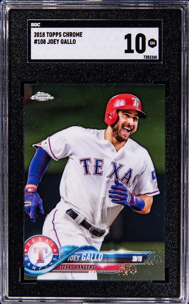 2018 Topps Chrome Joey Gallo #108 card image