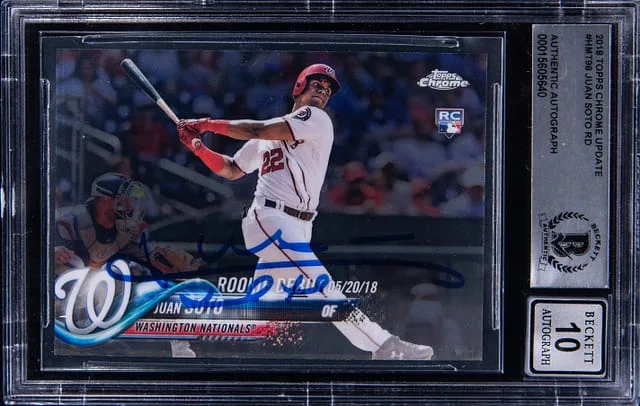2018 Topps Chrome Juan Soto #HMT-98 card image