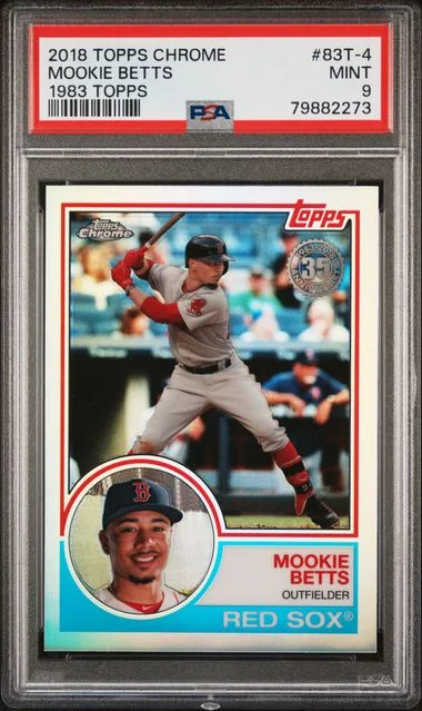 2018 Topps Chrome Mookie Betts 1983 Topps #83T-4 card image