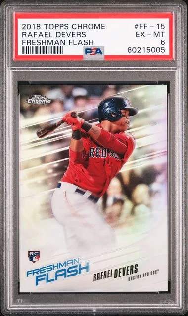 2018 Topps Chrome Rafael Devers Freshman Flash #Ff-15 card image