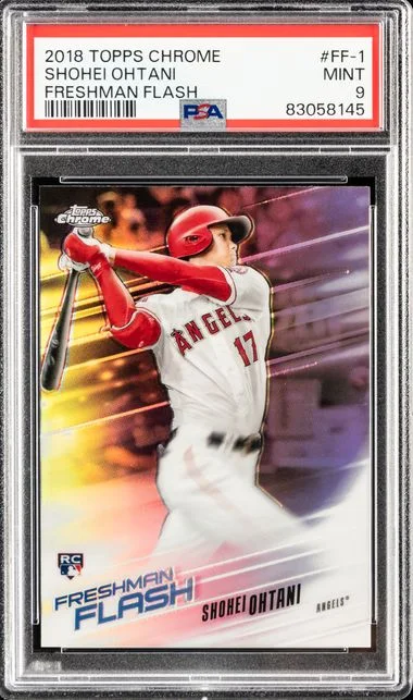 2018 Topps Chrome Shohei Ohtani Freshman Flash #Ff-1 card image