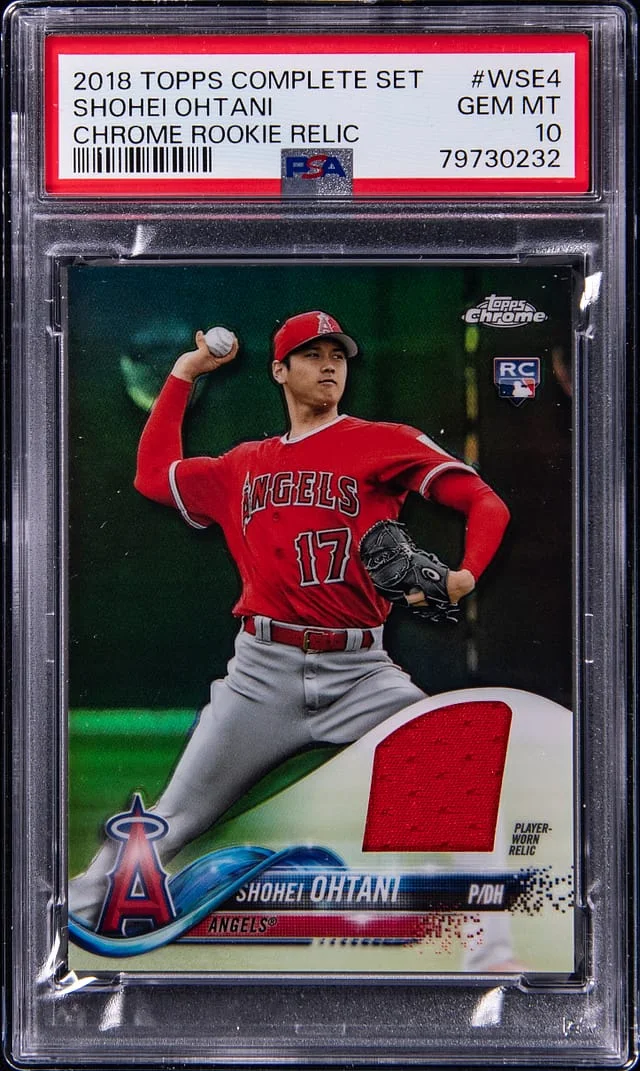 2018 Topps Chrome Shohei Ohtani #WSE-4 card image