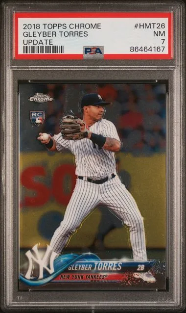2018 Topps Chrome Update Gleyber Torres #HMT26 card image