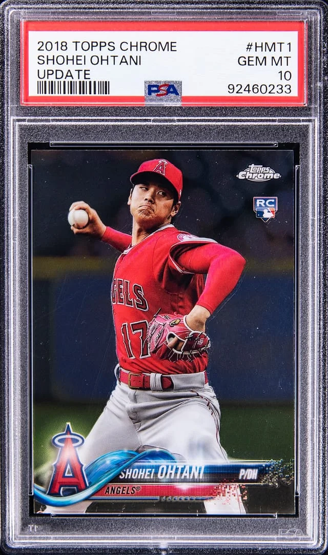 2018 Topps Chrome Update Shohei Ohtani #HMT-1 card image