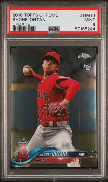 2018 Topps Chrome Update Shohei Ohtani #HMY1 card image