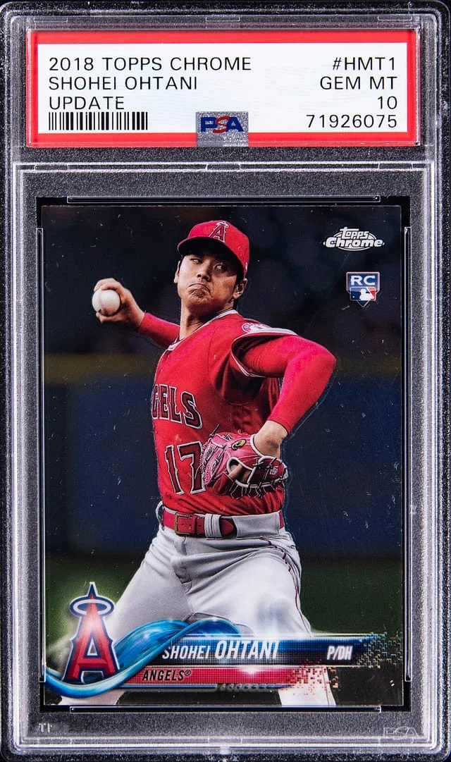 2018 Topps Chrome Update Shohei Ohtani #HWT1 card image