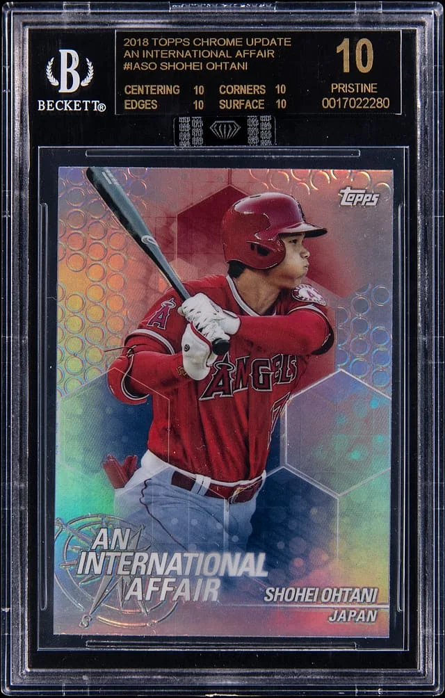 2018 Topps Chrome Update Shohei Ohtani International Affair #IA-SO card image
