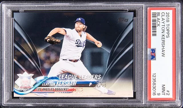 2018 Topps Clayton Kershaw Black #2 card image