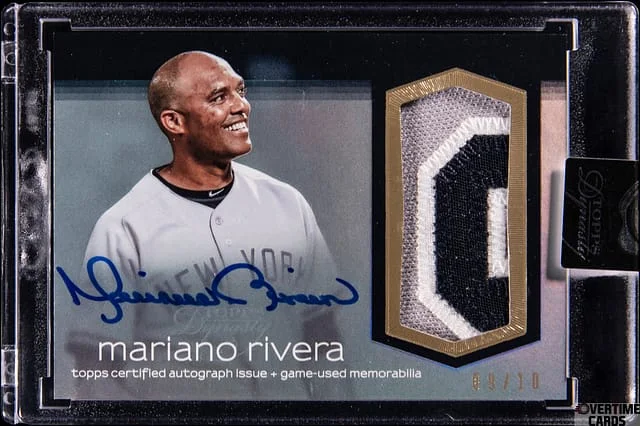 2018 Topps Dynasty Mariano Rivera Autographed Patch #AP-MR1 card image