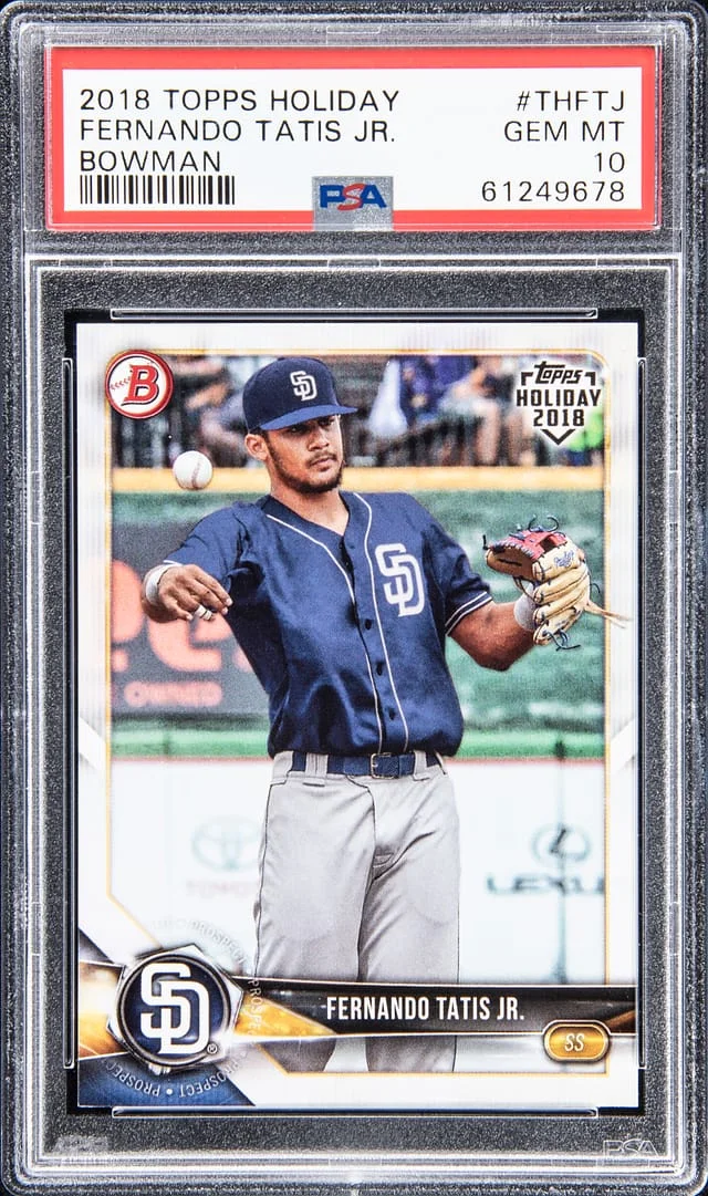 2018 Topps Fernando Tatis Jr. Holiday Bowman #TH-FTJ card image