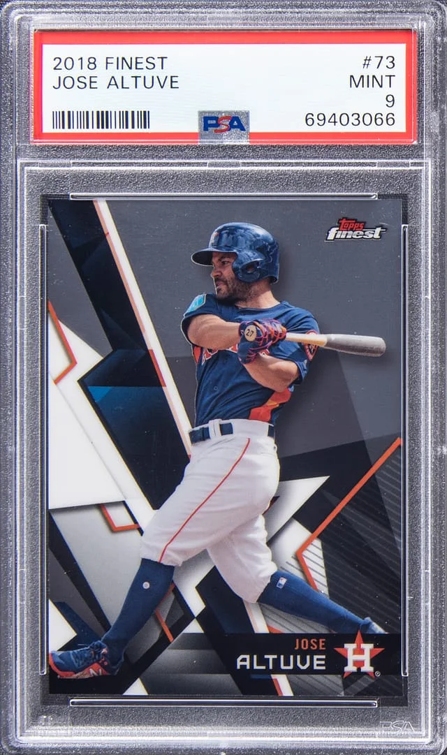 2018 Topps Finest Jose Altuve #73 card image