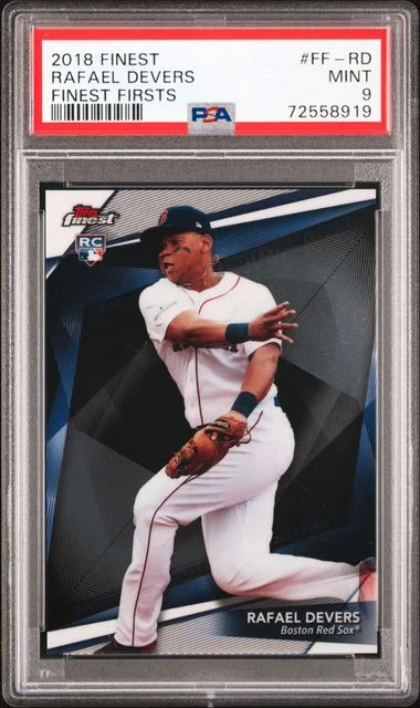 2018 Topps Finest Rafael Devers Firsts #FF-RD card image